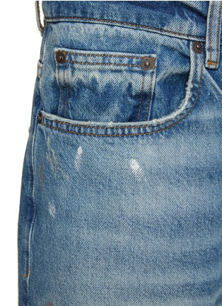  - FRAME - Splattered Wide Leg Jeans