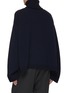 Back View - Click To Enlarge - THE FRANKIE SHOP - Rhea Trapeze Wool Cotton Knit Sweater