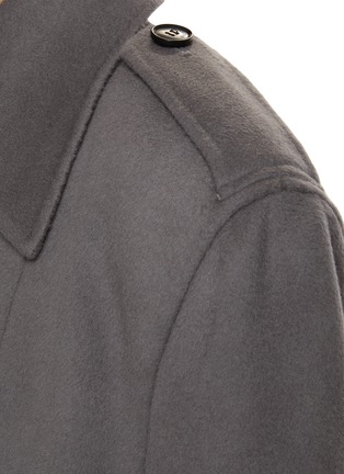  - THE FRANKIE SHOP - Nikola Double Breasted Wool Cashmere Trench Coat