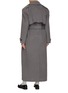 Back View - Click To Enlarge - THE FRANKIE SHOP - Nikola Double Breasted Wool Cashmere Trench Coat