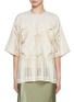 Main View - Click To Enlarge - BIYAN - Silo Cutwork Embellished Top