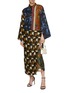Figure View - Click To Enlarge - BIYAN - Aara Mixed Print Wrap Silk Shirt Dress