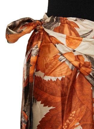  - BIYAN - Magali Jungle Print Silk Skirt