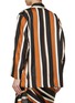 Back View - Click To Enlarge - BIYAN - Kerina Bead Applique Striped Silk Blazer