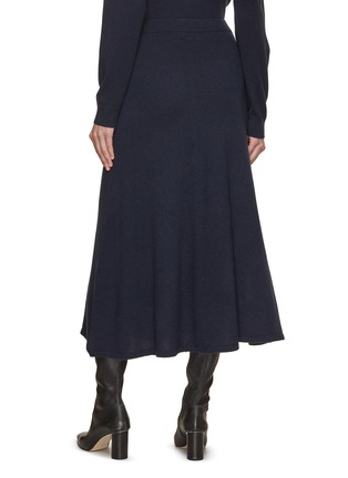 Back View - Click To Enlarge - ARCH4 - Cashmere Flared Midi Skirt