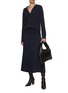 Figure View - Click To Enlarge - ARCH4 - Cashmere Flared Midi Skirt