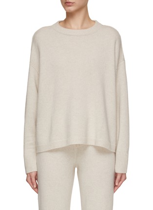 Main View - Click To Enlarge - ARCH4 - Modern Classic Oversized Crewneck Knit Jumper