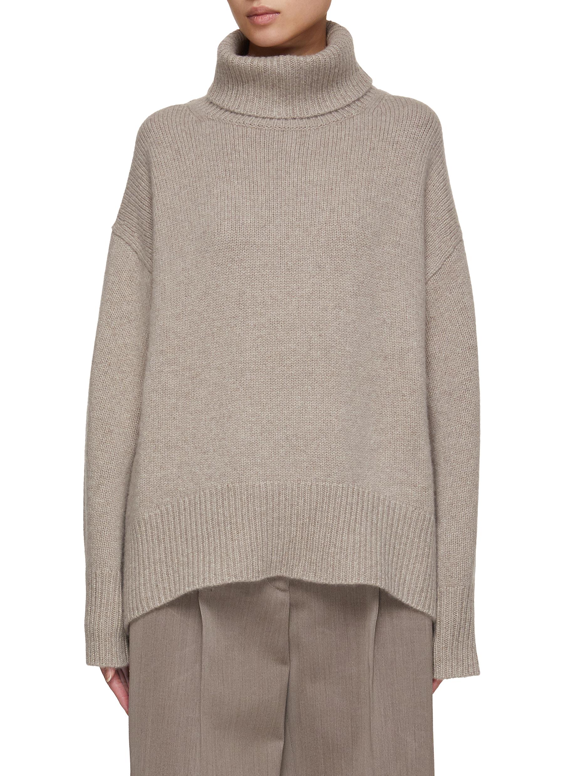 Chunky cashmere 2024 turtleneck sweater