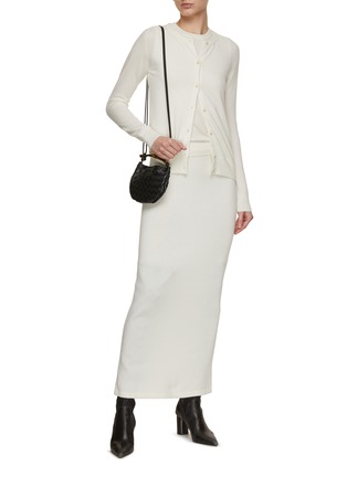 Figure View - Click To Enlarge - ARCH4 - Modern Classic Knit Cashmere Midi Skirt
