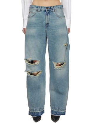 Main View - Click To Enlarge - DARKPARK - Audrey Distressed Carpenter Jeans