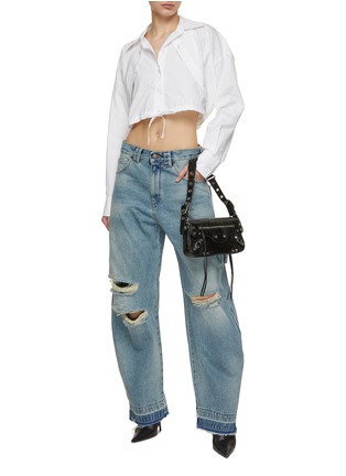 Figure View - Click To Enlarge - DARKPARK - Audrey Distressed Carpenter Jeans