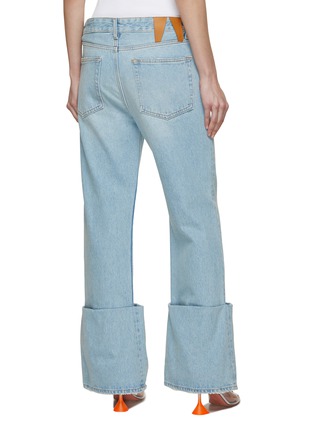Back View - Click To Enlarge - DARKPARK - Lizette Cuffed Boyfriend Jeans