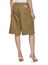 Back View - Click To Enlarge - DARKPARK - Nina Crystal Chain Zip Pull Cargo Shorts