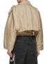 Back View - Click To Enlarge - DARKPARK - Penelope Cropped Trench Coat
