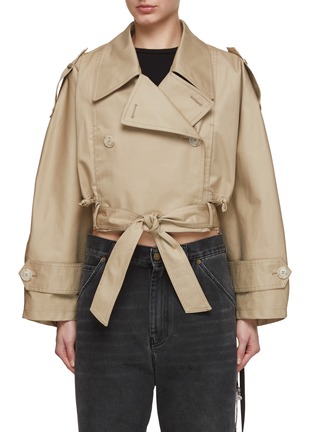 Main View - Click To Enlarge - DARKPARK - Penelope Cropped Trench Coat