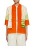 Main View - Click To Enlarge - LILYEVE - Collarless Cotton Towelling Jacket