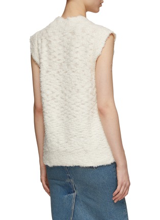Back View - Click To Enlarge - JOSHUA’S - Natural Cotton Smiley Patch Vest