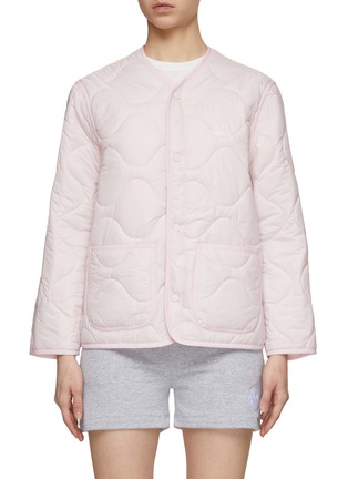 Main View - Click To Enlarge - JOSHUA’S - Smiley Patch Quilted Jacket