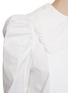  - MING MA - Embroidered Collar Crop Top
