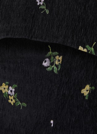  - MING MA - Floral Embroidered Jacquard Mini Dress