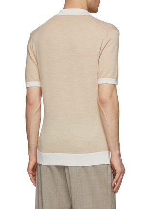 Back View - Click To Enlarge - ORLEBAR BROWN - Horton Contrast Trim Polo Shirt