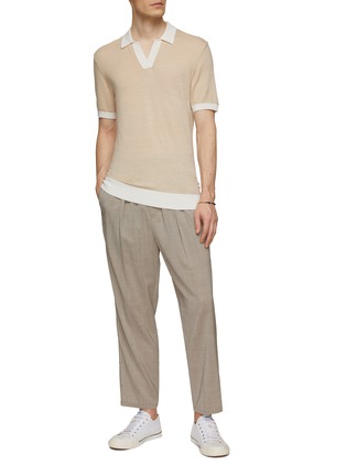 Figure View - Click To Enlarge - ORLEBAR BROWN - Horton Contrast Trim Polo Shirt