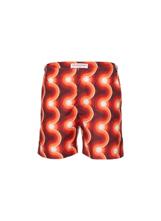 Louis Vuitton Printed Nylon Swim Shorts Oil. Size L0