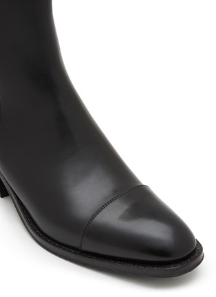 Detail View - Click To Enlarge - ALBERTO FASCIANI - Anima 35 Zip Leather Ankle Boots