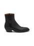 Main View - Click To Enlarge - ALBERTO FASCIANI - Anima 35 Zip Leather Ankle Boots