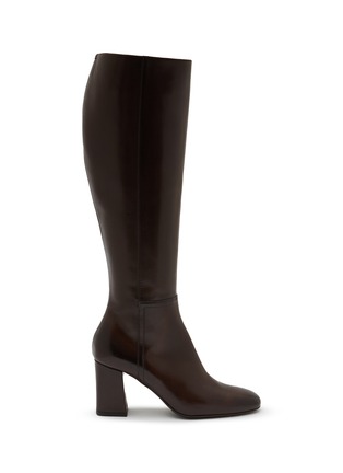 Main View - Click To Enlarge - ALBERTO FASCIANI - Eva 70 Tall Leather Riding Boots