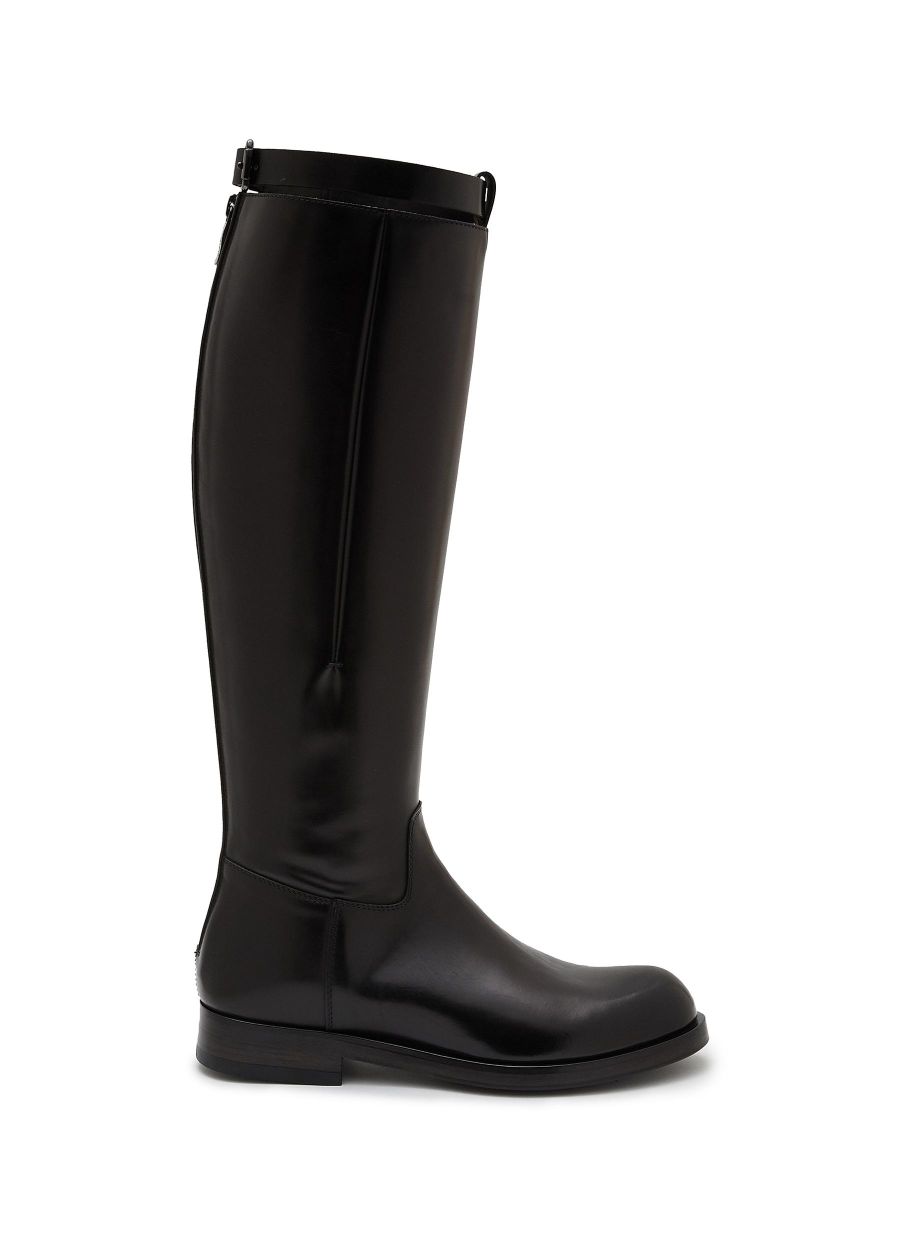 Eva Tall Leather Riding Boots