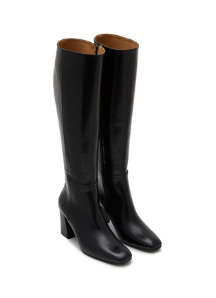 Detail View - Click To Enlarge - ALBERTO FASCIANI - Eva 70 Leather Riding Boots