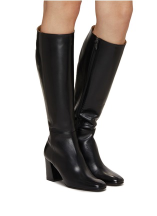 Figure View - Click To Enlarge - ALBERTO FASCIANI - Eva 70 Leather Riding Boots