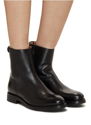 Figure View - Click To Enlarge - ALBERTO FASCIANI - Camil Leather Boots