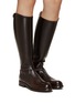 Figure View - Click To Enlarge - ALBERTO FASCIANI - Camil Tall Leather Riding Boots