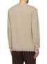 Back View - Click To Enlarge - UMA WANG - Cashmere Silk Distressed Sweater