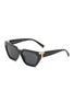 Main View - Click To Enlarge - TIFFANY - Tiffany T Acetate Geometric Sunglasses