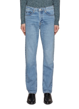 Main View - Click To Enlarge - FRAME - Light Wash Straight Jeans