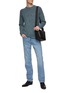 Figure View - Click To Enlarge - FRAME - Light Wash Straight Jeans
