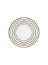 Main View - Click To Enlarge - J.L COQUET - Hemisphere Charger Plate — Striped Metallic Grey