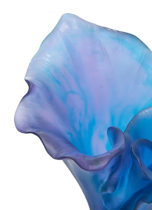 Detail View - Click To Enlarge - DAUM - Small Arum Vase — Bleu Nuit