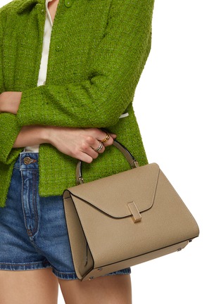 Front View - Click To Enlarge - VALEXTRA - Medium Iside Leather Bag