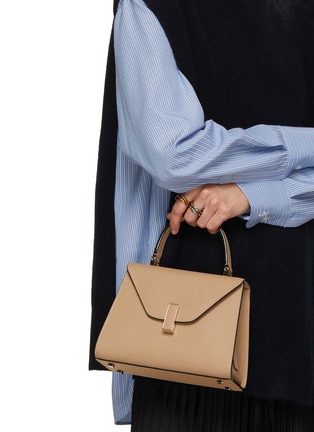Front View - Click To Enlarge - VALEXTRA - Mini Iside Leather Bag
