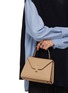 Front View - Click To Enlarge - VALEXTRA - Mini Iside Leather Bag