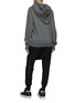 Back View - Click To Enlarge - RICK OWENS DRKSHDW - Asymmetric Mountain Hoodie