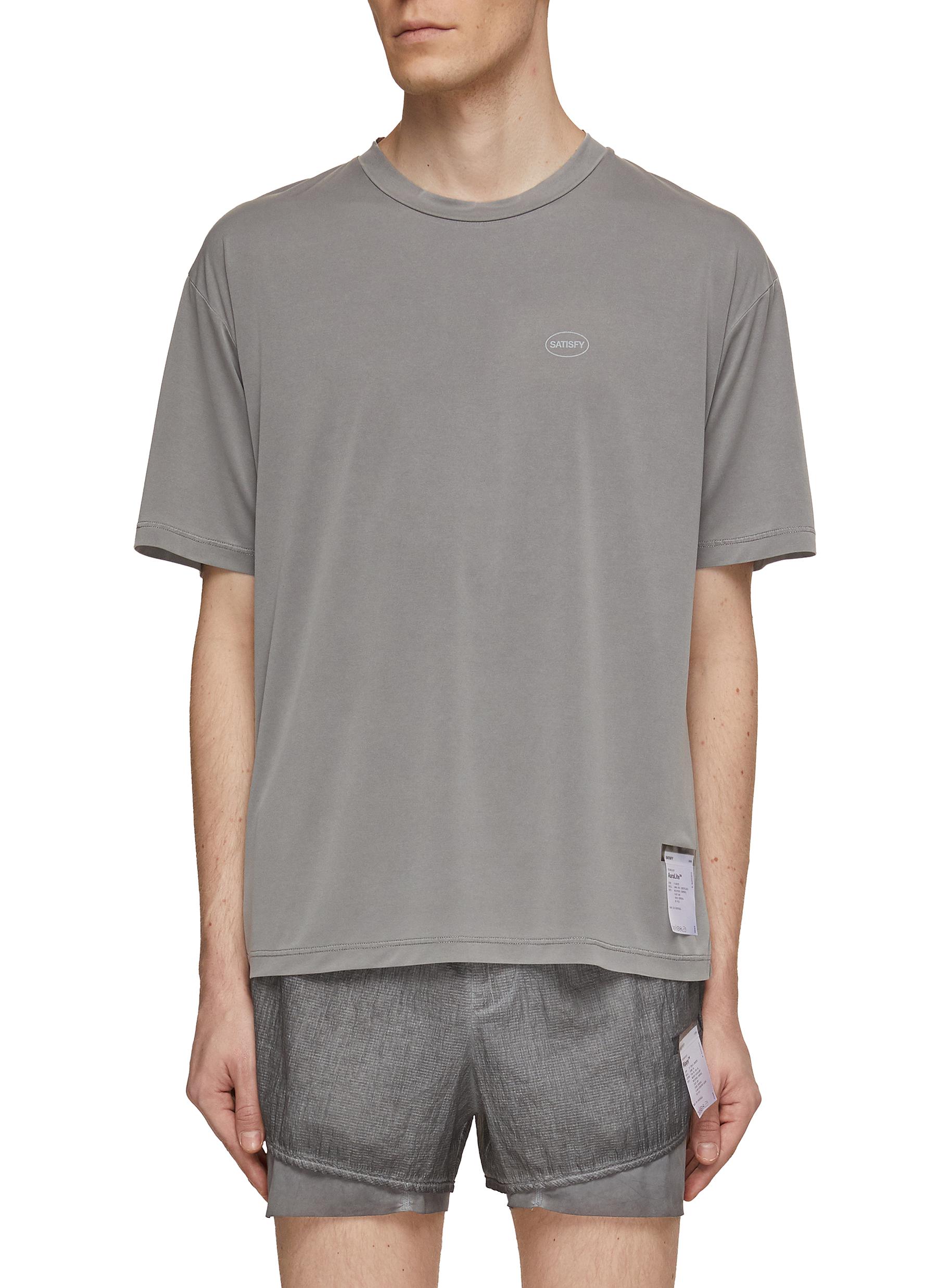 SATISFY | AuraLite Short Sleeve T-Shirt | GREY | Men | Lane Crawford