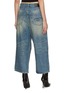 Back View - Click To Enlarge - R13 - Cropped Wide Leg Jeans