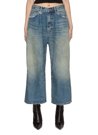 Main View - Click To Enlarge - R13 - Cropped Wide Leg Jeans