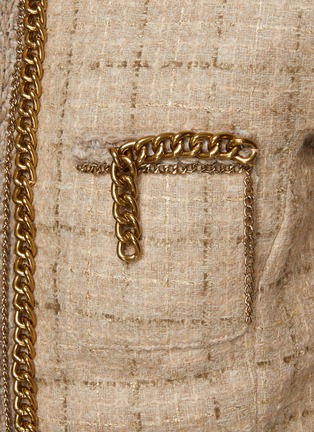  - R13 - Cropped Chain Trim Tweed Jacket