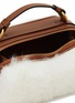 Detail View - Click To Enlarge - CHLOÉ - Marcie SLG Vanity Shearling Leather Crossbody Bag
